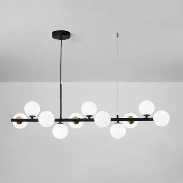 Lampe LED Suspendue en Forme de Boule de Verre au Design Nordique Moderne