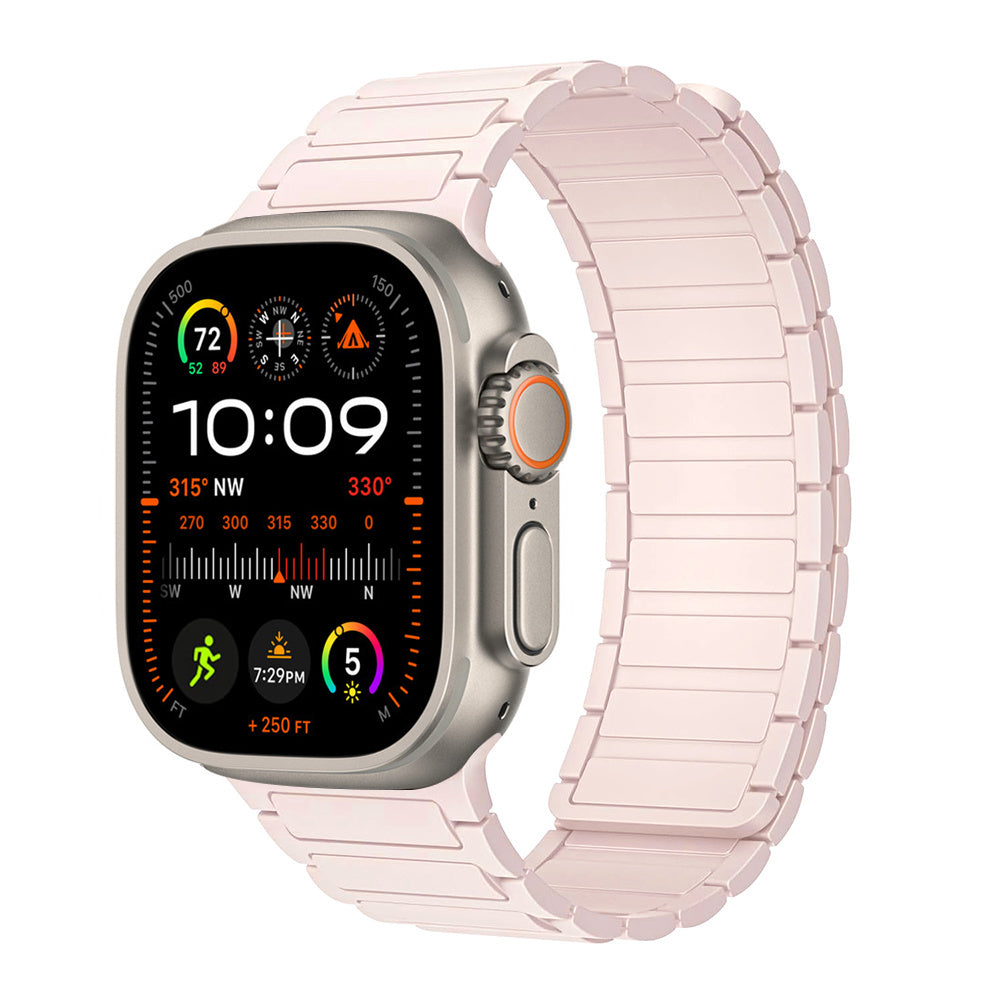 Bracelet magnétique en silicone pour Apple Watch Ultra 2