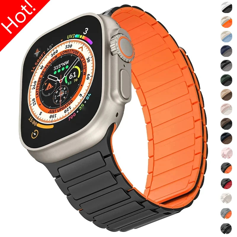 Bracelet magnétique de sport pour Apple Watch