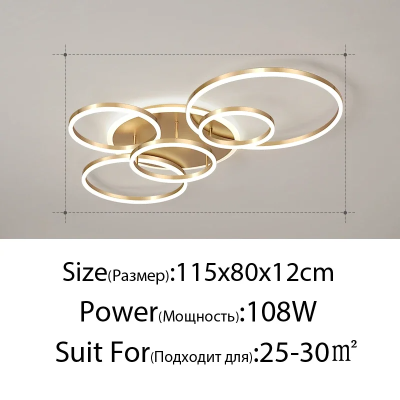 Plafonnier LED Circulaire au Design Moderne