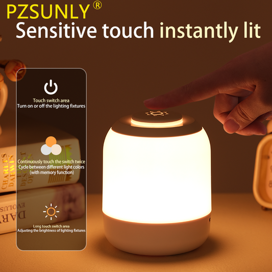 PZStally-Veilleuse tactile LED portable