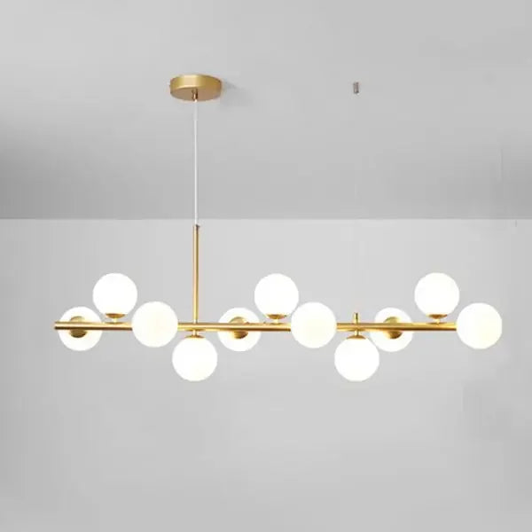 Lampe LED Suspendue en Forme de Boule de Verre au Design Nordique Moderne