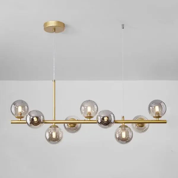 Lampe LED Suspendue en Forme de Boule de Verre au Design Nordique Moderne