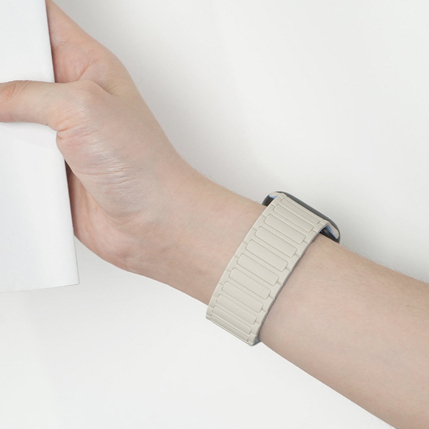 Bracelet magnétique en silicone pour Apple Watch Ultra 2