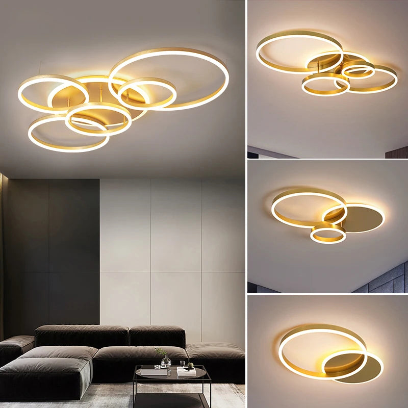 Plafonnier LED Circulaire au Design Moderne