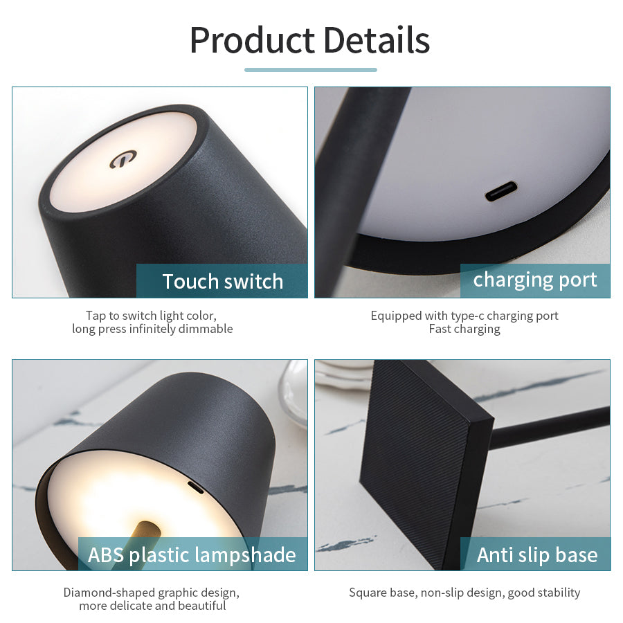 Lampe LED Tactile Sans Fil